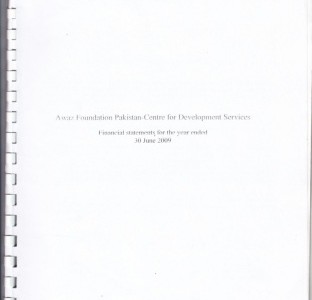 Financial Statement for the year ended June 30, 2009
