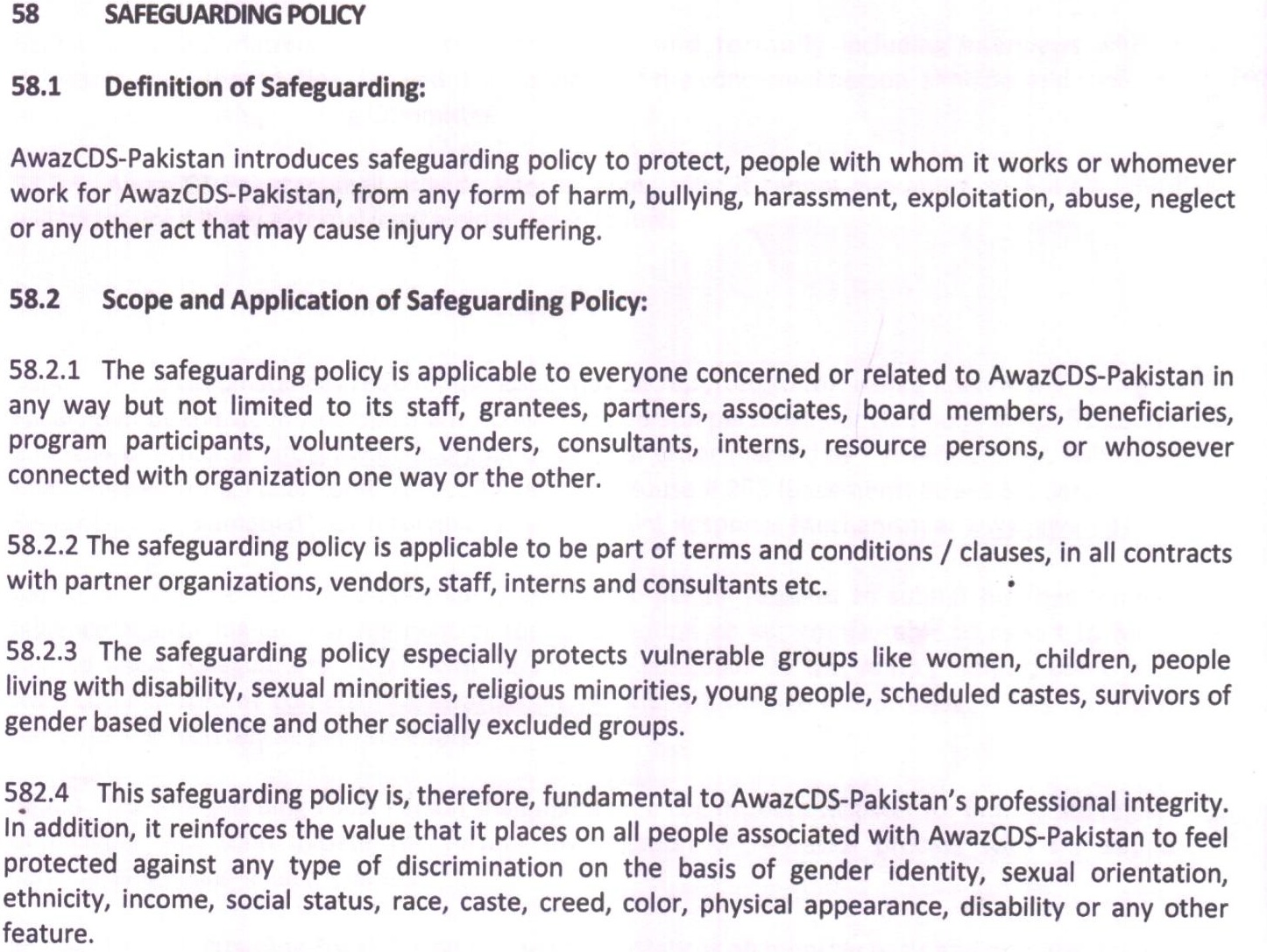 Safeguarding Policy