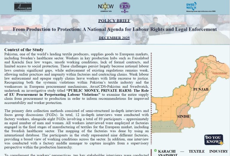 Policy Brief on National Agenda for Labour Rights and Legal Enforcement-English